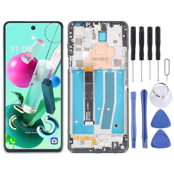 Schermo LCD originale per LG K92 5G LMK920 LM-K920 Digitizer Assemblea completa con telaio