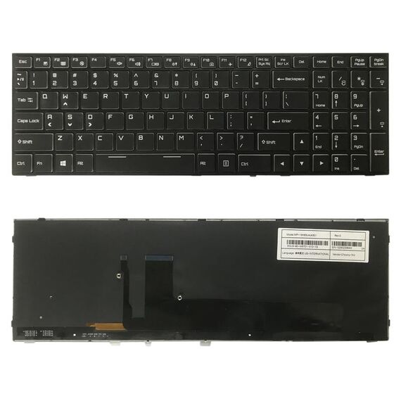 Tastiera della versione americana con luce posteriore per hasee G10 Z8 Z7M Z7-CT5NA7NA7GS KPZGZ GX9 911PLUS CN95S01