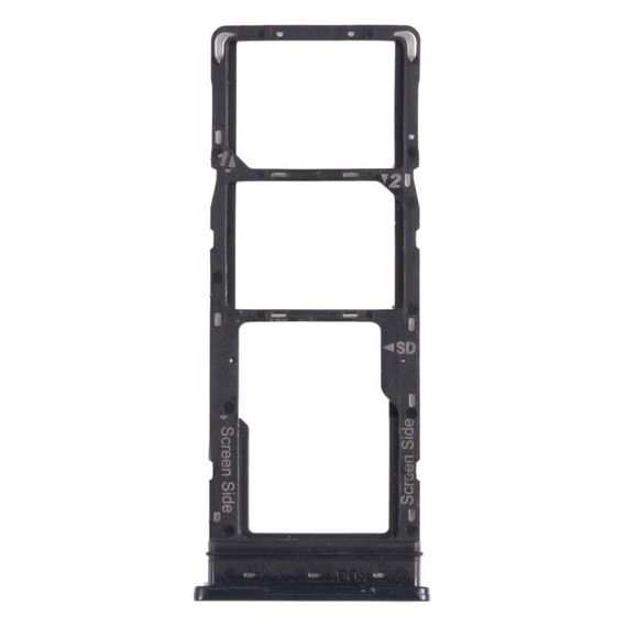 Per Tecno Spark 5 Air KD6a Vassoio per schede SIM + Vassoio per schede SIM + Vassoio per schede Micro SD (nero)