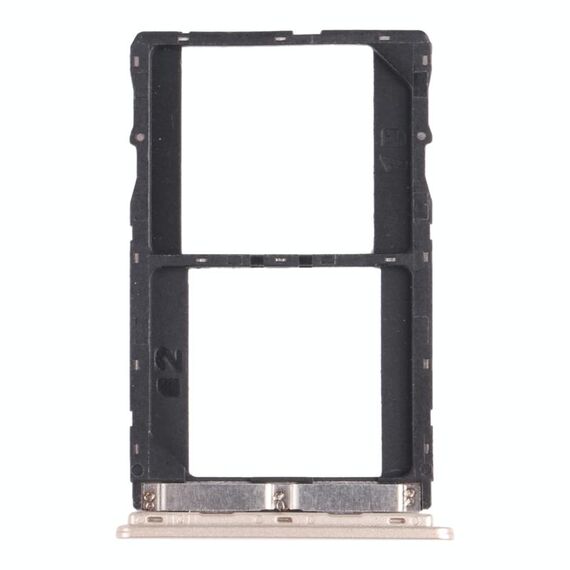 Per Infinix Note 5 Stylus X605 Vassoio per schede SIM + Vassoio per schede SIM + Vassoio per schede Micro SD (oro)