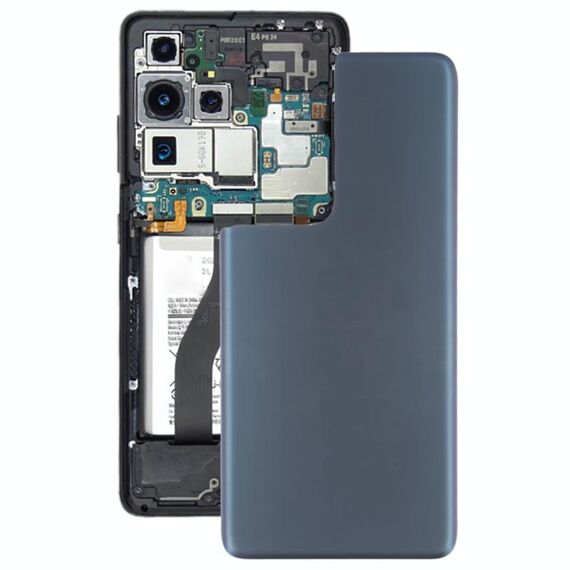 Cover posteriore batteria per Samsung Galaxy S21 Ultra 5G (blu)