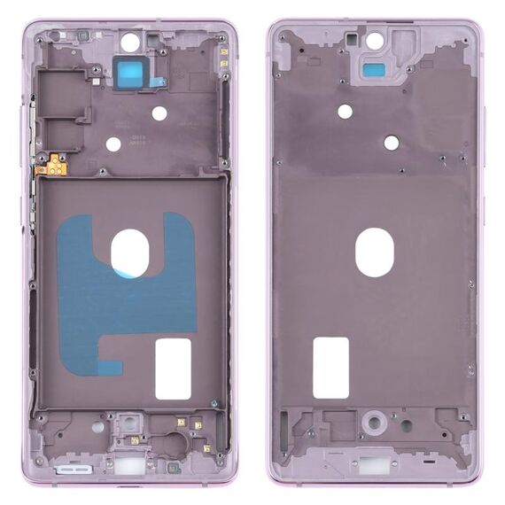Per Samsung Galaxy S20 FE Cornice con cornice centrale con accessori (viola)