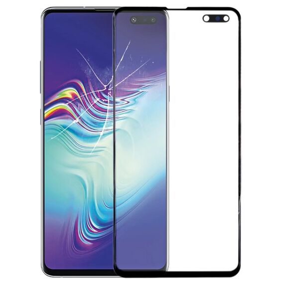 Per Samsung Galaxy S10 5G Lente in vetro esterno per schermo frontale con adesivo otticamente trasparente OCA