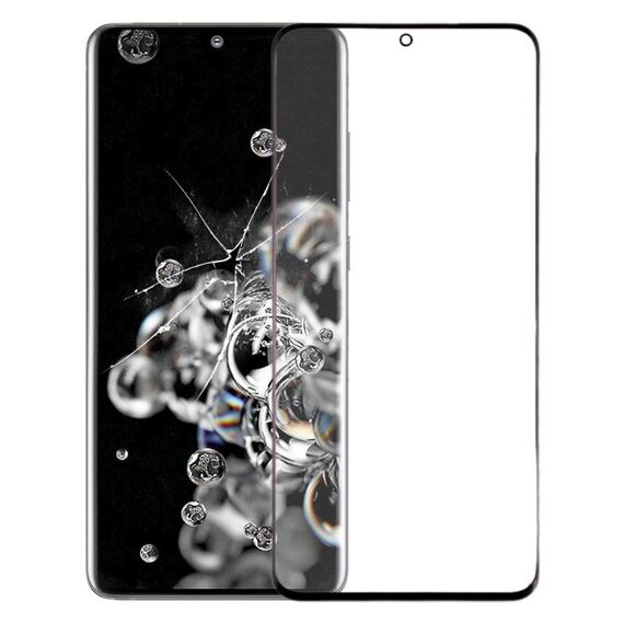 Per Samsung Galaxy S21 Lente in vetro esterno per schermo frontale ultra con adesivo OCA otticamente trasparente