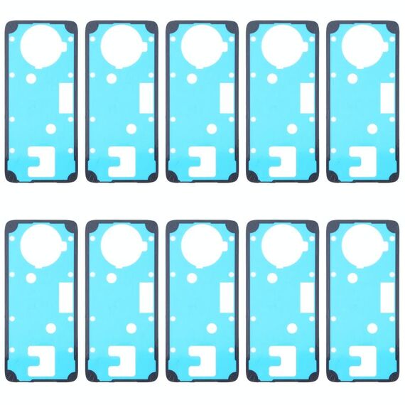 10 PZ Adesivo per custodia in custodia posteriore per Xiaomi Redmi Nota 9 Pro 5G / MI 10T Lite 5G