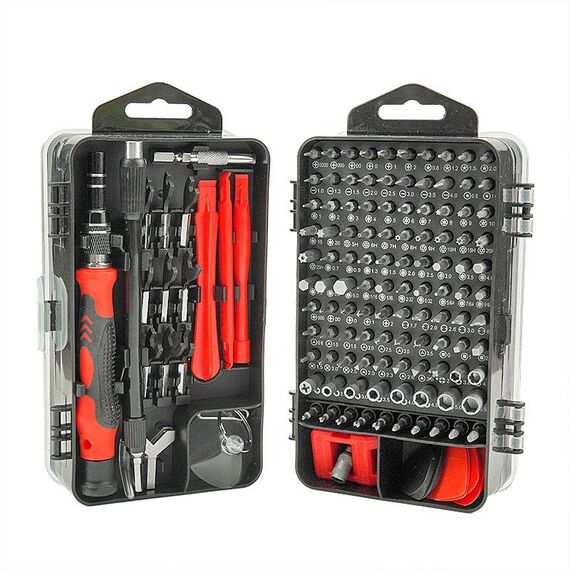 138 in 1 FAI DA TE MOBILE PHELLO MOBILE STRUMENTO STRUMENTARE CLOCK CLOCK RIPARAZIONE SETTORE MULTI-FUNCTION SETTOR SET (ROSSO)