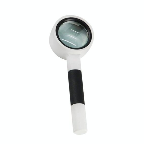 3 PCS Hand-Tend Lettura Leggero Lente di vetro Anti-skid Maniglia Anti-skid Uomo Lettura Riparazione Identificazione Lente d'ingrandimento, Specifica: 37mm 16 volte (Bianco Nero)