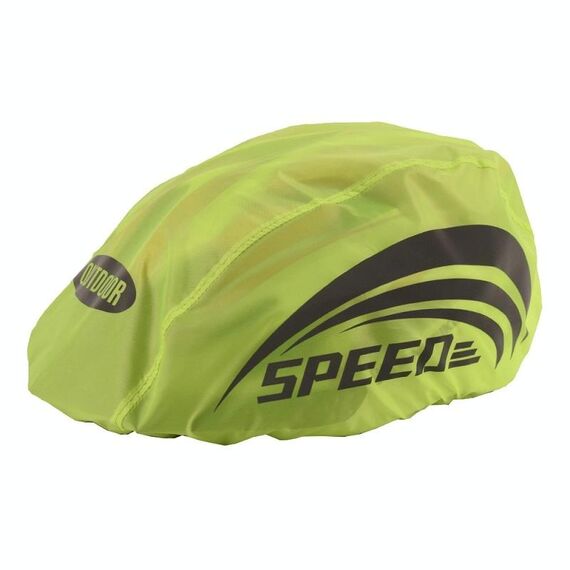 2 pezzi Cycling Casco Cover Piove Cover per esterni Riflettente Casco di sicurezza Cover, Dimensioni: dimensione libera (verde fluorescente (stile 1))
