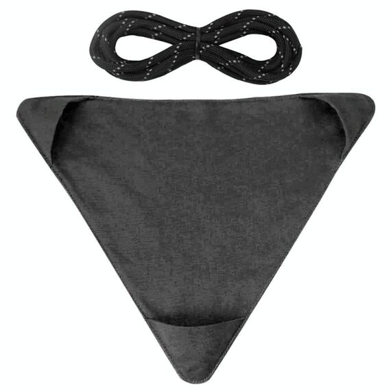 Sgabello a triangolo all'aperto Campo impermeabile Canvas portatile portatile fai da te sedia scorpione sgabello da pesca (nero)