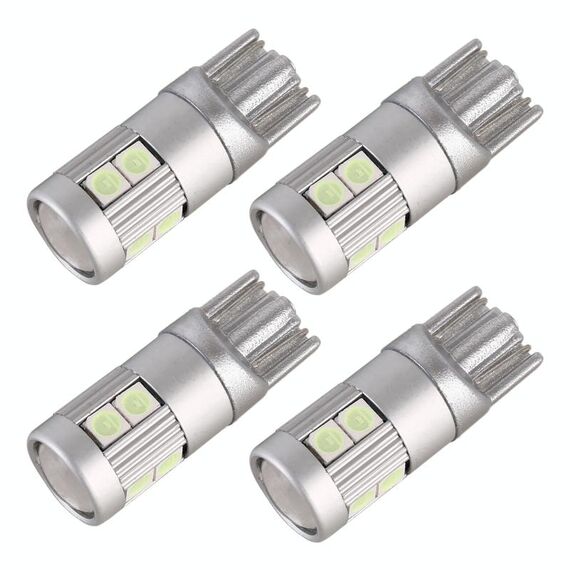 4 pezzi T10 DC12V / 2W Auto Clearance Light 9leds SMD-3030 perline della lampada (Ice Blue Light)