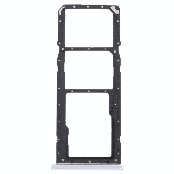 Per OPPO Realme 7 (Asia) RMX2151, RMX2163 Vassoio per schede SIM + Vassoio per schede SIM + Vassoio per schede Micro SD (Argento)