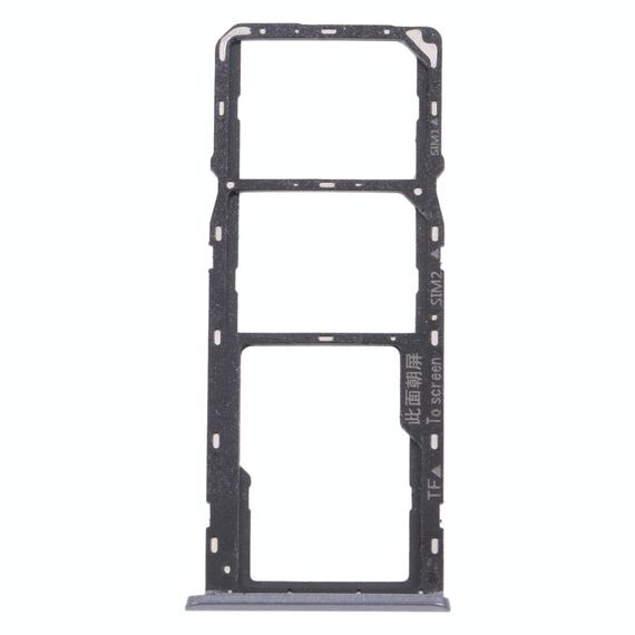 Per OPPO Realme 6i (India) RMX2002 Vassoio per schede SIM + Vassoio per schede SIM + Vassoio per schede Micro SD (nero)