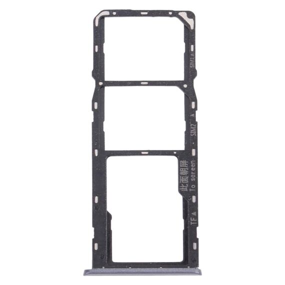 Per OPPO Realme 6 Vassoio per schede SIM + Vassoio per schede SIM + Vassoio per schede Micro SD (nero)