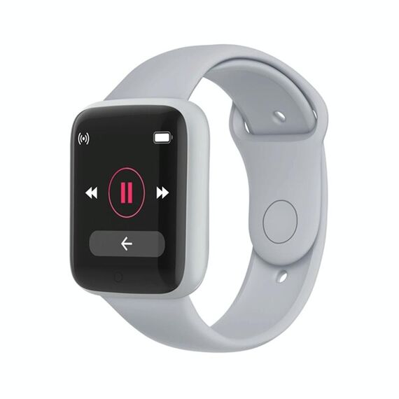 Orologio intelligente dello schermo a colori D20S da 1.44 pollici, supporto per il monitoraggio della frequenza cardiaca / monitoraggio della pressione sanguigna / monitoraggio dell'ossigeno del sangue / monitoraggio del sonno (grigio)