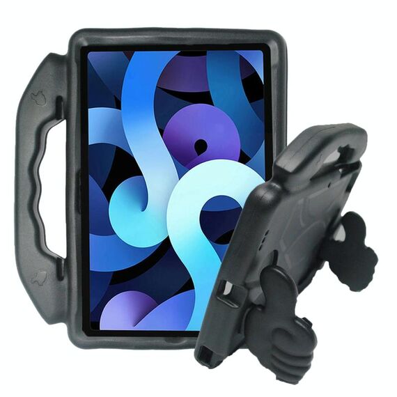 Per Lenovo Tab M10 FHD Plus 2 ° Gen TB-X606F Materiale EVA Bambini Bambini Anti Anti Caduta copertura protettiva con staffa di pollice (nero)