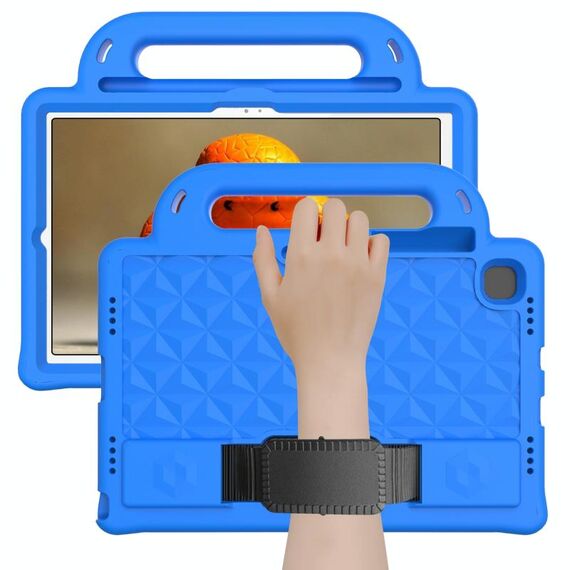 Per Lenovo Tab M10 PLUS TB-X606 10.3 Diamond Series EVA Anti-caduta antiurto antiurto manicotto con shell protettivo con supporto e cinturino (blu)