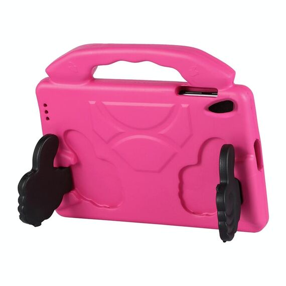 Per Lenovo Tab M10 HD 2nd Gen TB-X306X / F / N 2020 EVA Custodia in tavoletta antiurto antiurto con staffa di pollice (Rosa rossa)