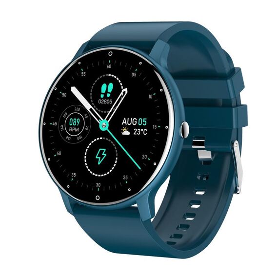 ZL02D Schermo a colori 1,28 pollici di Smart Watch, IP67 impermeabile, Supporto Monitoraggio della frequenza cardiaca / Blood Pressure Monitoring / ossigeno del sangue di monitoraggio / sleep Monitoraggio / promemoria sedentario (blu)
