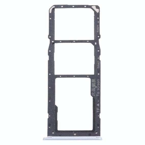 Per OPPO Realme 7 (Globale) Vassoio per schede SIM + Vassoio per schede SIM + Vassoio per schede Micro SD (bianco)