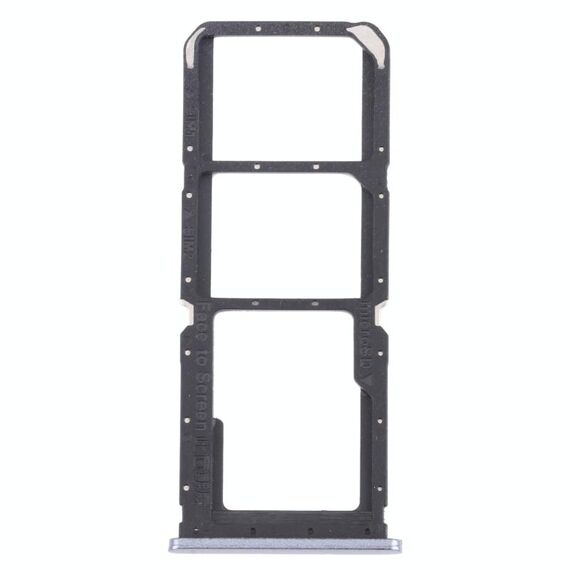 Per OPPO A55 PEMM00, PEMM20, PEMT00, PEMT20 Vassoio per schede SIM + Vassoio per schede SIM + Vassoio per schede Micro SD (nero)