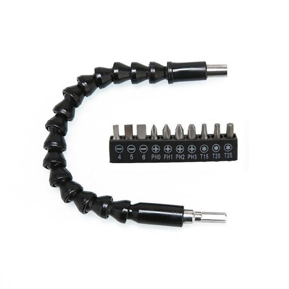 2 Set Drill Electric Trapano universale Accoppiamento Accoppiamento Bit Set multifunzionale Set di accessori per trapano elettrico per albero flessibile, Stile: 11 PZ / Set