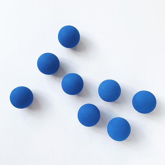8 pezzi/set di oggetti di scena per foto di ornamento di sfondo per studio con sfera blu