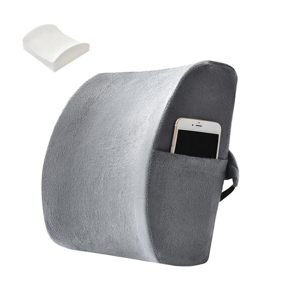Cuscino per ufficio cuscino cuscino con cuscino con cuscino, stile: memory schiuma (pelle scamosciata)