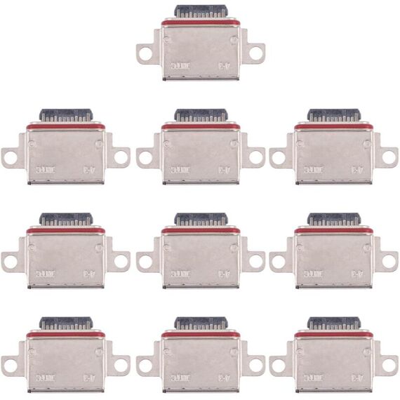 10 connettori per porta di ricarica per Samsung Galaxy Note20 / Note20 5G SM-N980F, SM-N980F/DS, SM-N981B, SM-N981B/DS, SM-N981U, SM-N981U1, SM-N981W, SM-N9810, SM-N981N