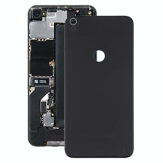 Per Alcatel One Touch Shine Lite 5080 5080X 5080A 5080U 5080F 5080Q 5080D Batteria di Vetro Coperchio Posteriore (Nero)