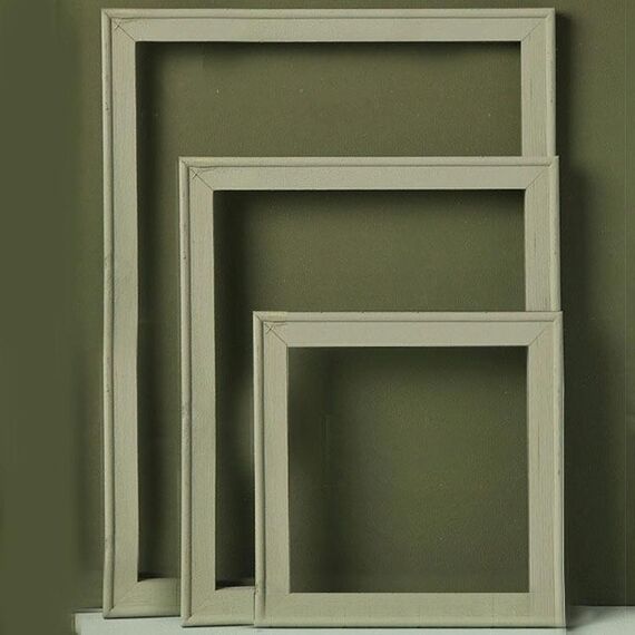 3 in 1 diverse taglie MORANDI colore in legno fotogramma serigrafia serie colore spray vernice foto puntelli fotografia sfondo ornamenti (verde normale)