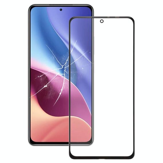Lente in vetro esterno a schermo anteriore per Xiaomi Redmi K40 Pro + / Redmi K40 Pro / Redmi K40 / MI 11i / Poco F3 M2012K11AC M2012K11C M2012K11AG M2012K11G