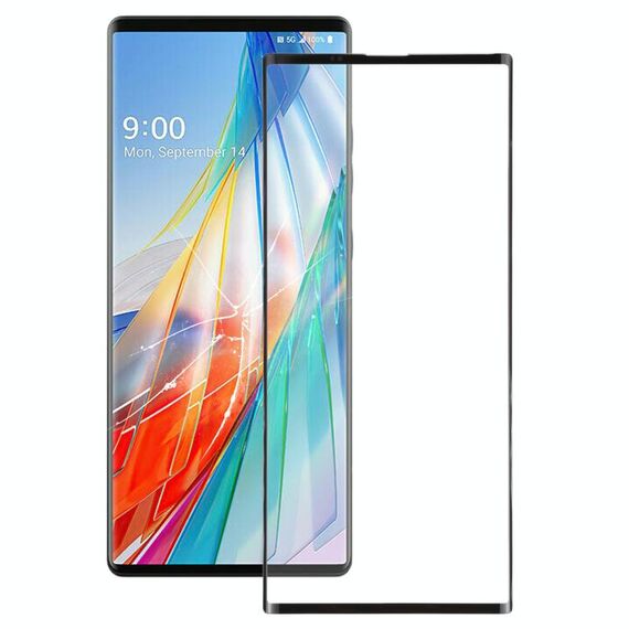 Obiettivo di vetro esterno dello schermo anteriore con OCA per LG Wing 5G LMF100N LM-F100N LM-F100V LM-F100