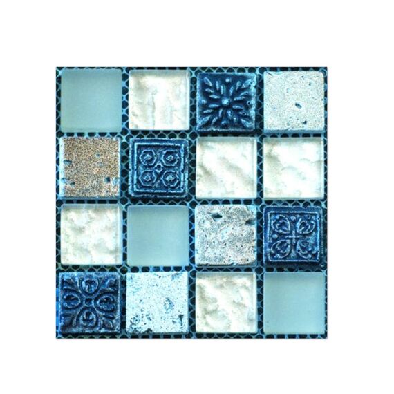 20 pezzi / set Cucina Cucina Stufa Adesivo a prova di olio Decorazioni in ceramica Decorazione Autoadesiva Adesivo da parete, Specifiche: Pellicola ottica (MSK008)