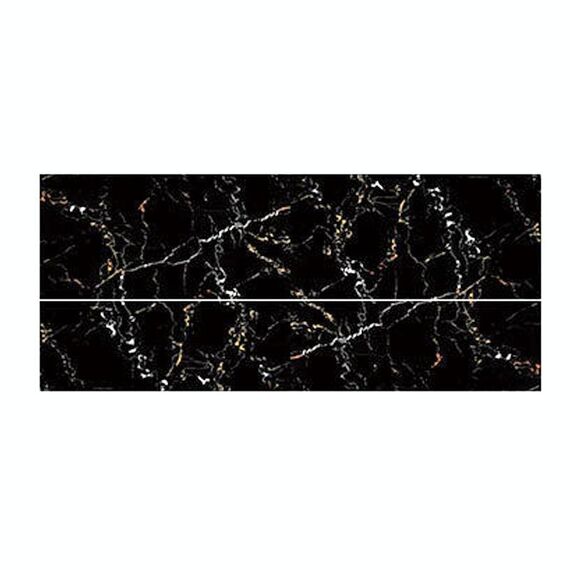 2 PCS PVC imitazione in marmo Scala Stea Step Adesivo antiscivolo Autoadesivo Autoadesivo Adesivo murale decorativo, Specifica: Twill Style, 100x18cm (FLT-004)