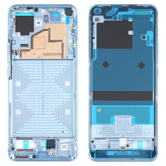 Piastra frontale originale LCD Cornice a cornice per Xiaomi MI 11 (blu)