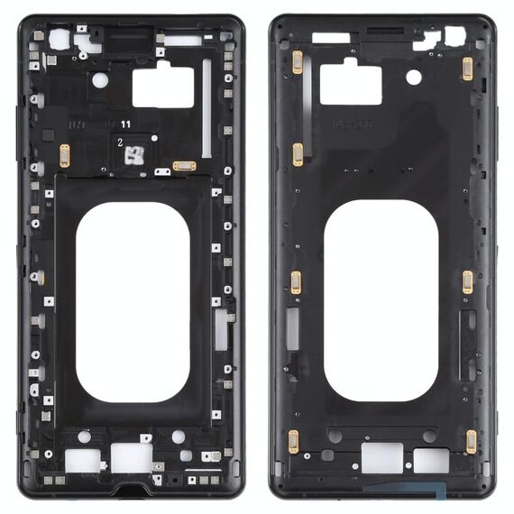 Piatto di lunetto del telaio medio per Sony Xperia XZ3 (nero)