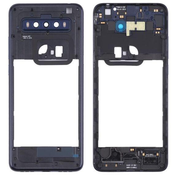Piastra di lunetto originale del telaio medio per TCL 10 SE T766H_EEA (blu)