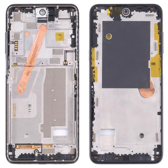 Piastra anteriore originale della cornice del telaio LCD della custodia anteriore per TCL 20 5G T781, T781K, T781H (grigio)