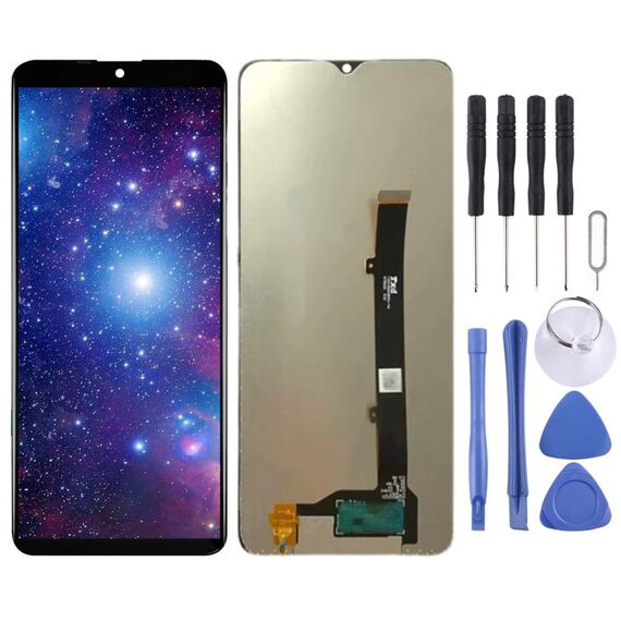 Schermo LCD OEM per ZTE Voyage 10 7530N con digitalizzatore assemblaggio completo (nero)