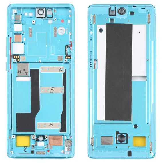 Piastra di lunetto del telaio LCD dell'alloggiamento anteriore originale per TCL 20 Pro 5G (blu)