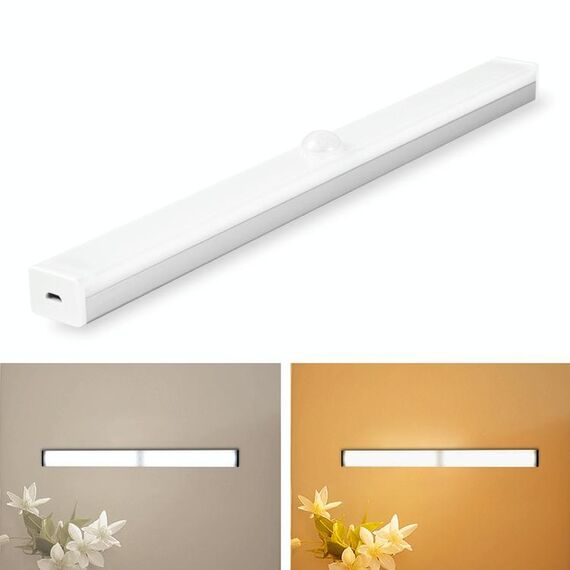 Lampada a induzione a forma di corpo umano a LED Striscia di ricarica a striscia di ricarica, dimensioni: 15 cm (argento e luce bianca)