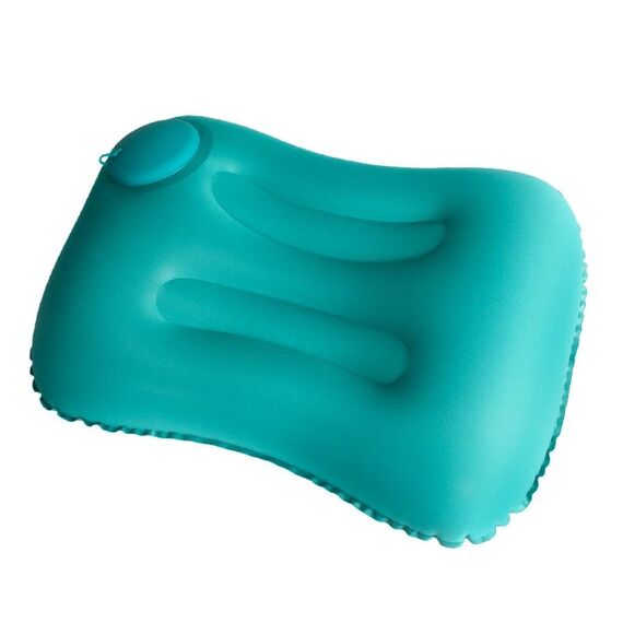 Viaggio Gonfiabile Premere Guardia con scollo a forma di u-shaped cuscino, colore: latte seta u018-03 (verde peacock)