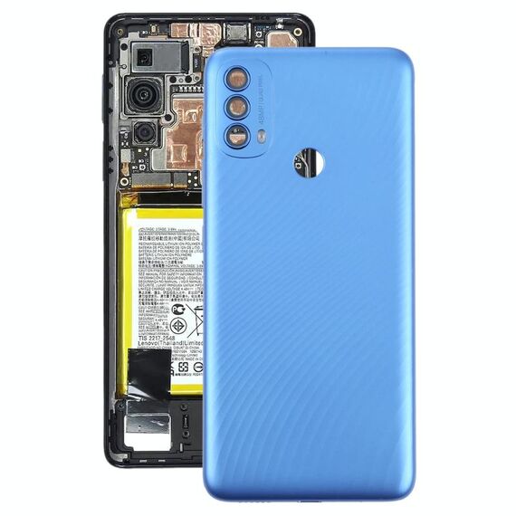 Copertura posteriore della batteria originale per Motorola Moto E40 (blu)