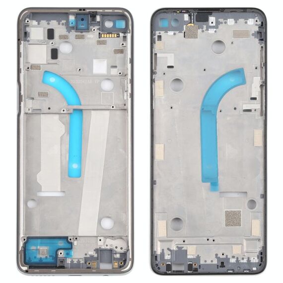 Piastra anteriore anteriore originale LCD Piastra di lunetta per Motorola Moto G100 XT2125 XT2125-4 (argento)