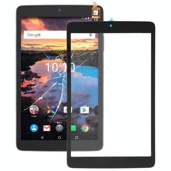 Per Alcatel A30 8 pollici OT9024 Touch Panel (nero)