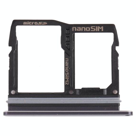 Vassoio NANO SIM SIM TRAY + NANO SIM CARD TRAY / MICRO SD CARD TRAY per LG WING 5G LMF100N, LM-F100N, LM-F100V, LM-F100 (Nero)