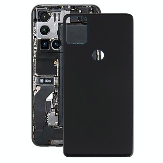 Cover posteriore della batteria di vetro per Alcatel 3x 2020 5061 5061K 5061U (nero)
