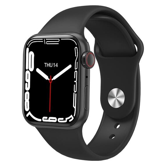 I7 mini 1.62 inch IP67 Waterproof Color Screen Smart Watch(Black)