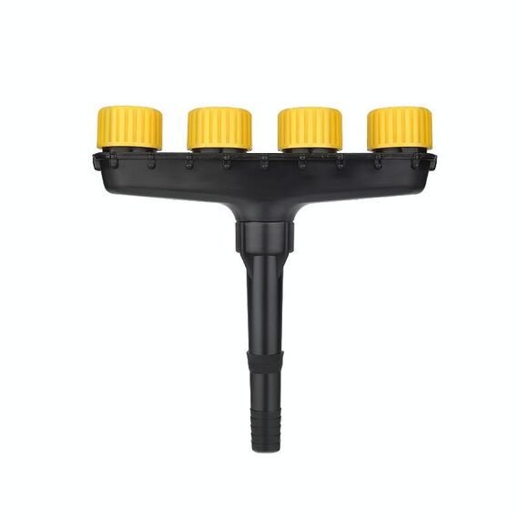 DKSSQ Giardinaggio annaffiatoio ugello spruzzatore, specifica: 4 testa con interfaccia da 1 pollice / 1,2 pollici
