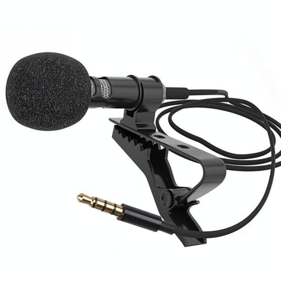 Microfono del colletto di registrazione del telefono cellulare GAM-140 (nero)